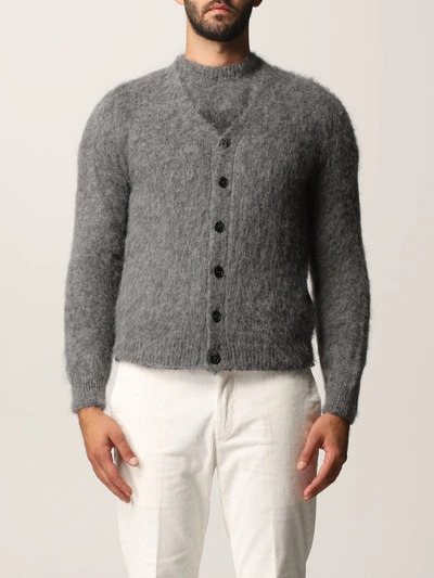 Mauro Grifoni Cardigan Sweater Men Grifoni In Grey