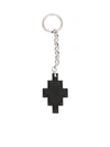 MARCELO BURLON COUNTY OF MILAN PORTA CHIAVI PVC CROSS NERO,CMZG015F21 PLA001 1072