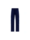 Martine Rose Straight-leg Cargo Trousers In Dark Blue