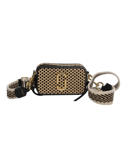 Marc Jacobs The Snapshot Cane 斜挎包 In Black/gold