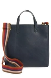 Madewell The Small Transport Crossbody Bag In Dark Baltic