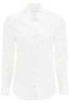 The Row Long-sleeve Cotton Shirt In White