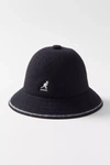 Kangol Stripe Casual Wool Hat In Black