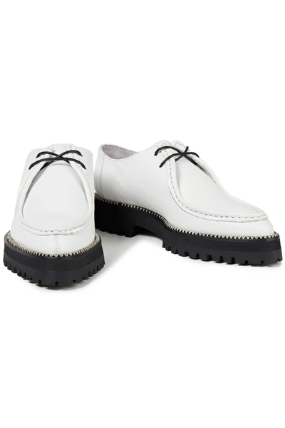 Marques' Almeida Leather Brogues In White