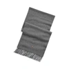 Polo Ralph Lauren Fringe Virgin Wool Scarf In Fawn Grey Heather
