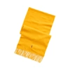 Polo Ralph Lauren Fringe Virgin Wool Scarf In Gold Bugle