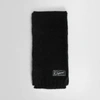 Raf Simons Womens Black Logo-patch Mohair-blend Scarf 1 Size In Black