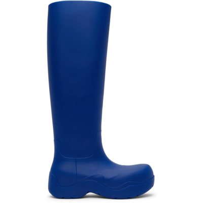 Bottega Veneta Puddle Knee-high Boots In Blau