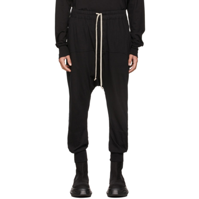 Rick Owens Drkshdw Black Drawstring Lounge Pants