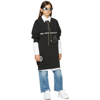 Mm6 Maison Margiela Teen Logo-print Cotton Sweatshirt Dress In M6900 Black