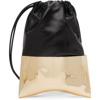 SACAI HALF METAL DRAWSTRING POUCH