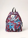 Mtv X Eastpak Padded Pak'r  Backpack In Canvas With Graphic Print In White