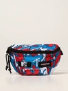 Mtv X Eastpak Springer  Belt Bag In Canvas With Graphic Print In White