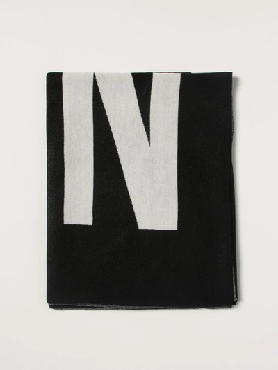 Dsquared2 Junior Scarf With Big Logo In Black