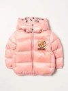 Moschino Baby Babies' Jacket With Teddy In Pink