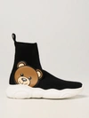MOSCHINO BABY SOCK TRAINERS WITH TEDDY,347387002