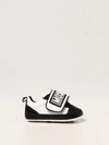 MOSCHINO BABY SNEAKERS IN LEATHER,347394001
