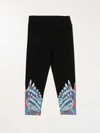 Marcelo Burlon County Of Milan Trousers Marcelo Burlon Kids In Black