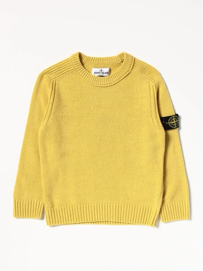 Stone Island Junior Sweater  Kids Color Mustard