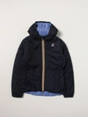 K-way Jacket  Kids In Gnawed Blue