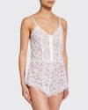 COSABELLA MAGNOLIA SEMISHEER LACE TEDDY ROMPER,PROD146890157