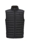 Hugo Boss Packable Down Gilet With Water-repellent Outer- Black Men's Casual Jackets Size 38r