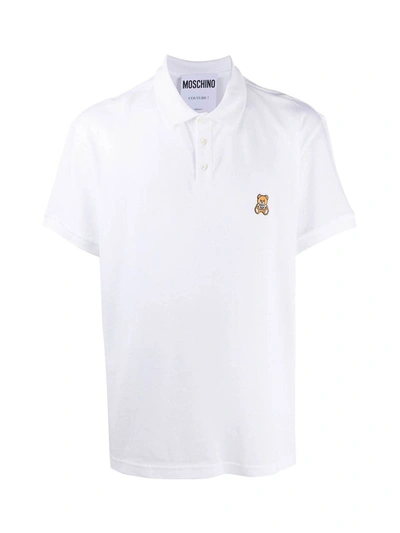 Moschino Polo Shirts In White