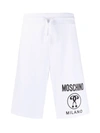 Moschino Man Shorts & Bermuda Shorts White Size 36 Cotton