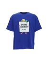 Opening Ceremony Light Bulb Logo Cotton Jersey T-shirt In Blu Royal