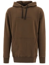 Alyx Brown Painterly-print Long-sleeved Hoodie In Brown