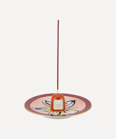 Ginori Il Frate Orange Renaissance Incense Burner Set