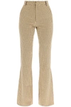 ALESSANDRA RICH ALESSANDRA RICH CHECKED BOOTCUT TROUSERS