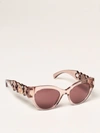 Versace Sunglasses In Acetate In Pink