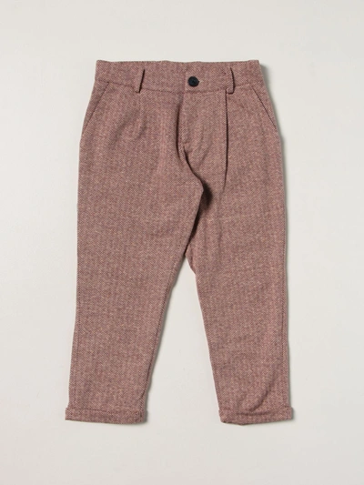 Fay Teen Tailored Trousers In Burgundy