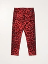 DOLCE & GABBANA ANIMALIER LEGGINGS,C43114014