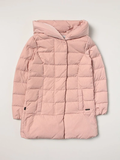 Woolrich Kids' Down Jackets In Pink