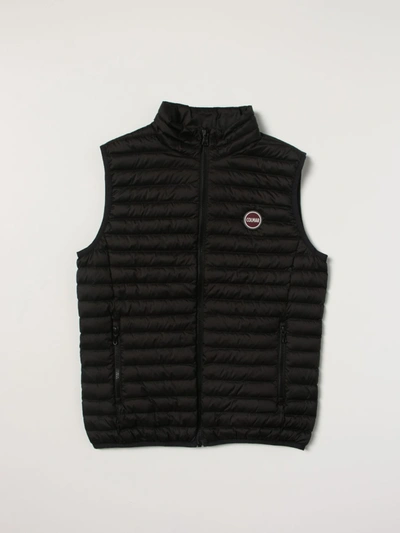 Colmar Teen Patch Padded Gilet In 黑色