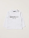 BALMAIN T-SHIRT BALMAIN KIDS COLOR WHITE,C52931001