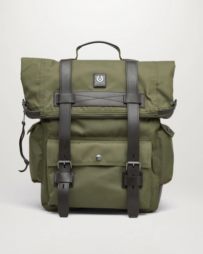 Belstaff Covert Backpack Unisex In Olive