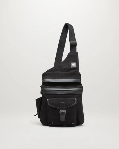 Belstaff Holdster Crossbody Bag Unisex In Black