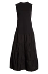 Ted Baker Sleeveless Tiered Maxi Dress In Black