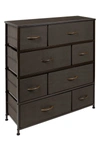 Sorbus 8-drawer Chest Dresser In Brown