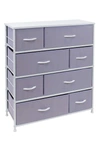 Sorbus 8-drawer Chest Dresser In Purple