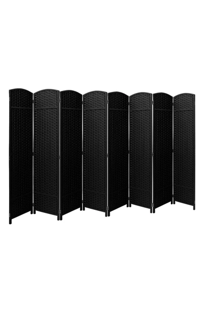 Sorbus 8-panel Room Divider In Black