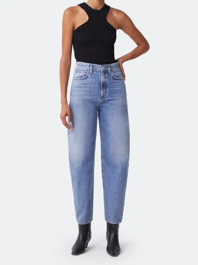 Agolde Balloon Ultra-high Rise Ankle Cut Relaxed Jeans In Zone
