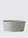 Vietri Lastra Large Serving Bowl In Gray