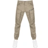 G-STAR G STAR RAW ROVIC TAPERED CARGO TROUSERS BEIGE