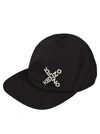 KENZO CROSS LOGO BASEBALL CAP,FB65AC223F21 99 NOIR