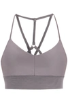 Alo Yoga Lavish Sports Bra In Purple Dusk (grey)