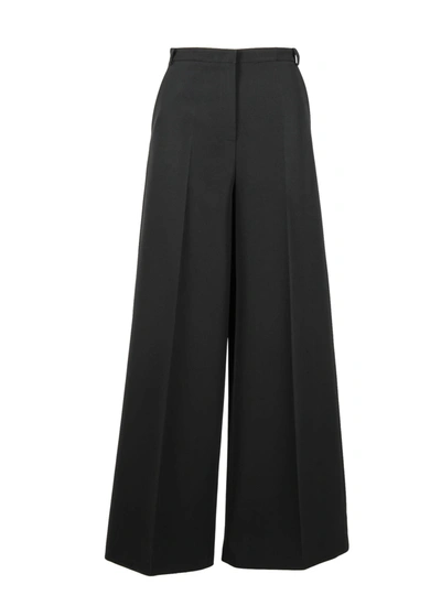 Patrizia Pepe Straight Tailored Trousers In Black
